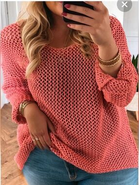 Open Weave Sweater